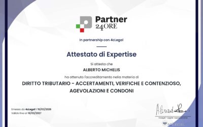 BCFM Società tra Avvocati SRL Partner 24 Ore in Diritto Tributario